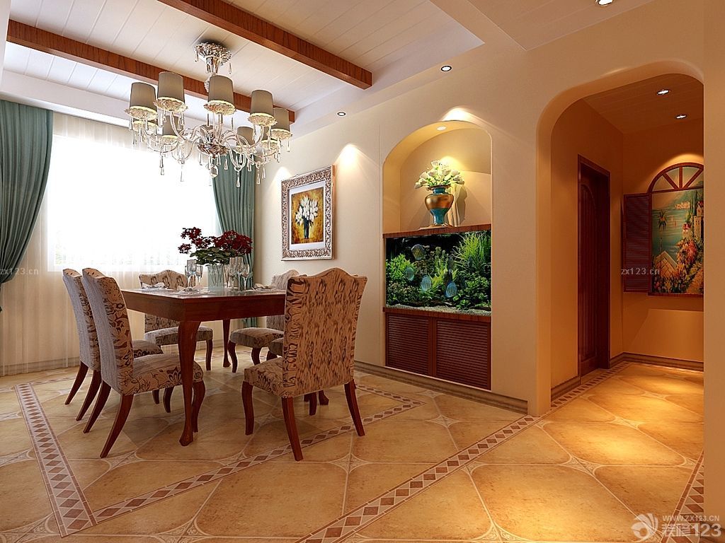 2025最新餐厅吊顶设计装修效果图片