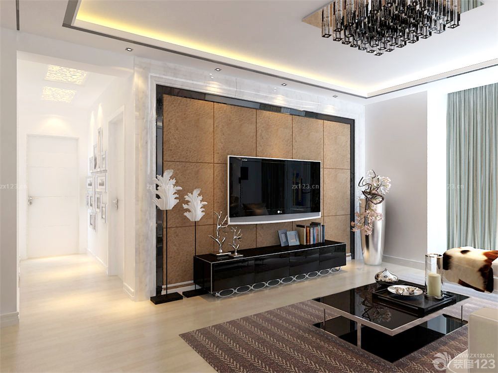 最新家装现代风格客厅设计装修效果图