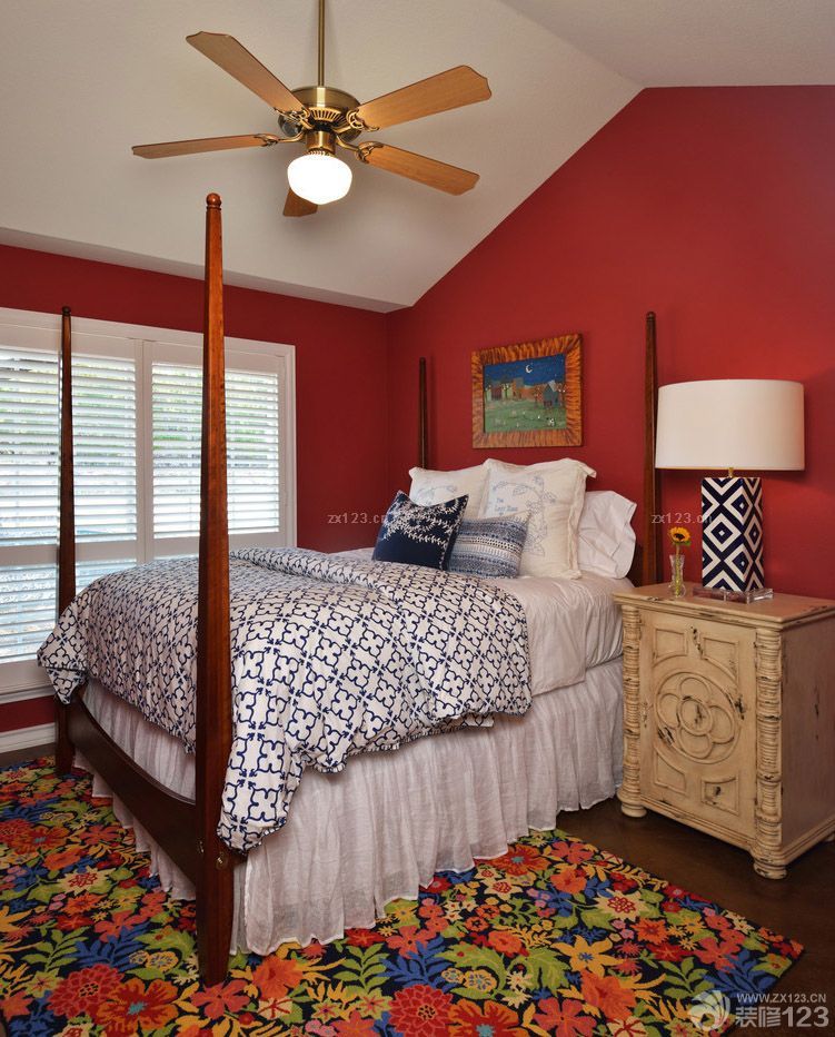 2025美式小户型婚房布置图片大全