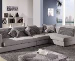 小户型现代客厅多功能沙发床设计效果图