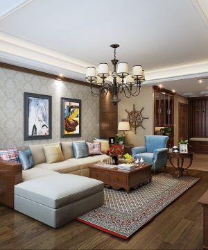 家装老房子小户型美式地中海混搭风格装修效果图片