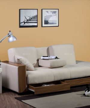 现代小户型多功能沙发床装修图片