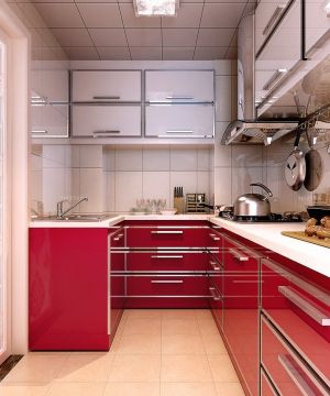 2023最新小户型婚房整体厨房布置图片