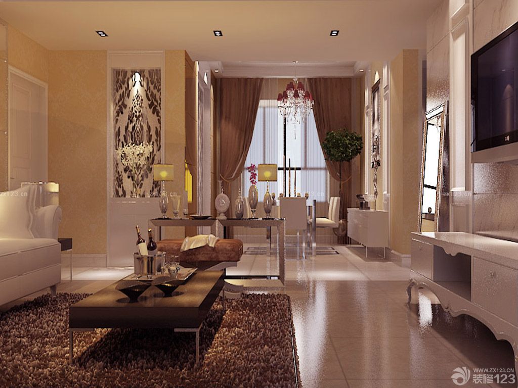 2025家装客厅过道设计装修效果图大全