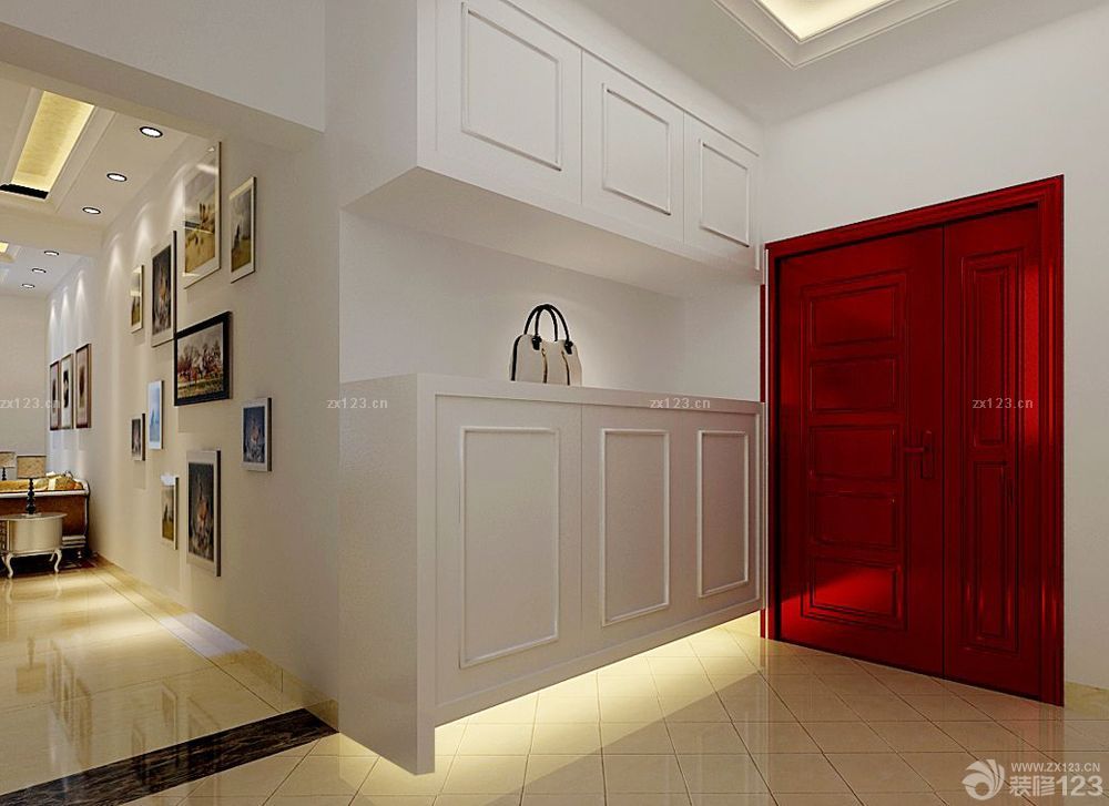 2025现代风格整体鞋柜装修效果图片