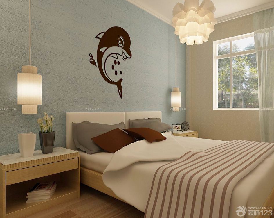 2025经典家装硅藻泥背景墙设计装修效果图大全儿童卧室