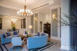 地中海风格家居设计客厅沙发摆放装修效果图片欣赏