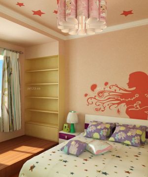 2023家装硅藻泥背景墙设计装修效果图片儿童卧室