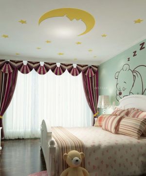 2023特色家装硅藻泥背景墙设计装修效果图大全儿童卧室