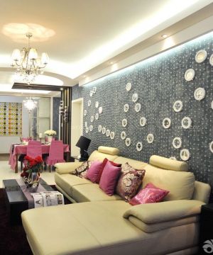 2023交换空间小户型客厅沙发背景墙装饰装修效果图