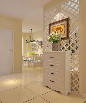 美式混搭风格房屋玄关装修效果图大全2025图片
