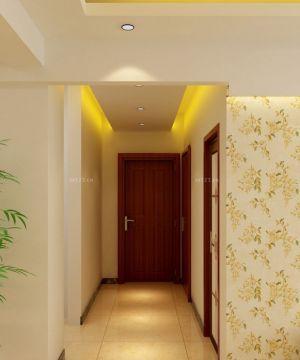 2025最新简约小户型室内玄关吊顶装修图片