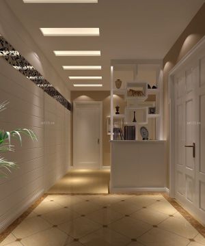 现代装修简约风格玄关吊顶设计图片大全