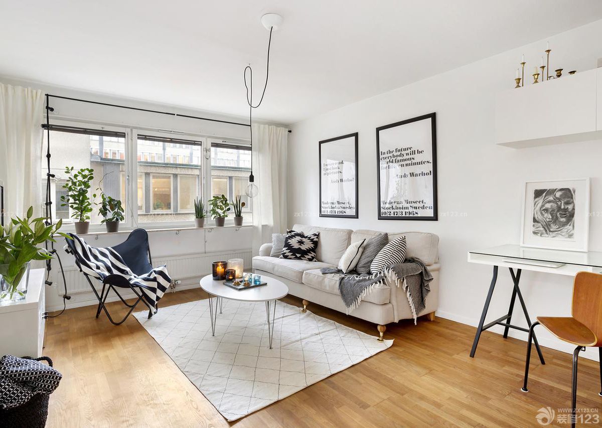 精致客厅餐厅白色窗帘装修效果图大全2025图片