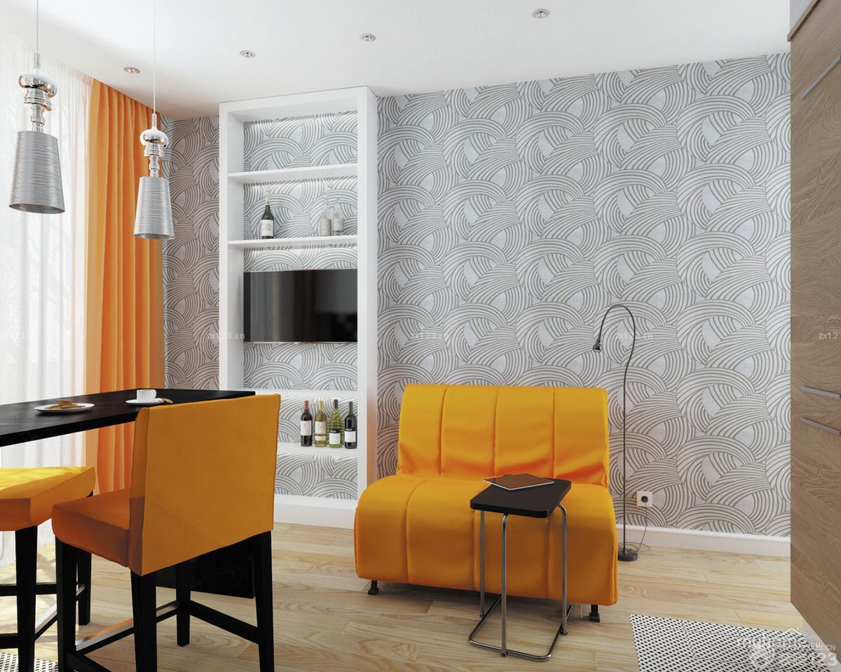 紧凑小户型客厅餐厅装修效果图大全2025图片欣赏