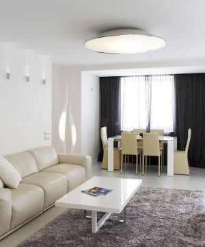 实用小户型客厅餐厅装修效果图大全2025图片欣赏