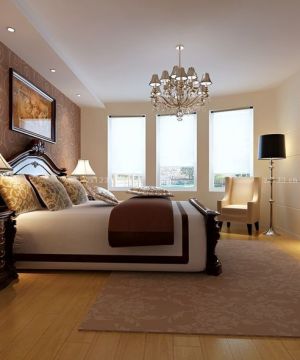 2025卧室双人床设计装修图片大全