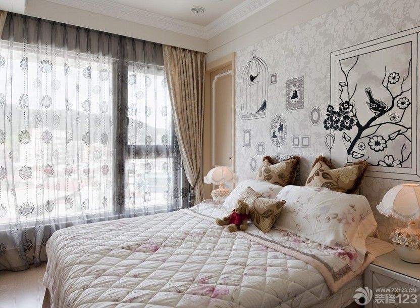 2025欧式新古典风格卧室装修设计图