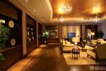 2025大型酒店套房客厅吊顶装修效果图 