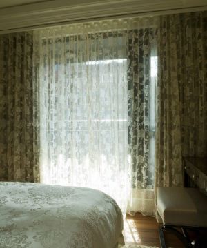 2023最新现代简约风格卧室窗帘装修效果图片