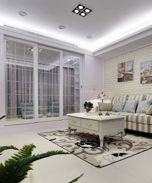 简约型房子沙发背景墙装修设计图片欣赏