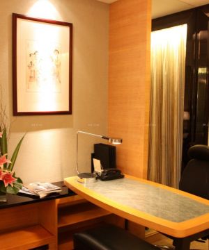 快捷酒店写字台装修效果图2025图片 