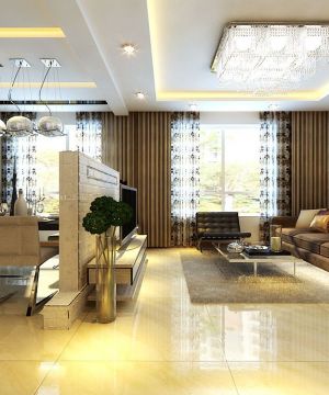 2025经典家装客厅电视背景墙设计装修效果图片