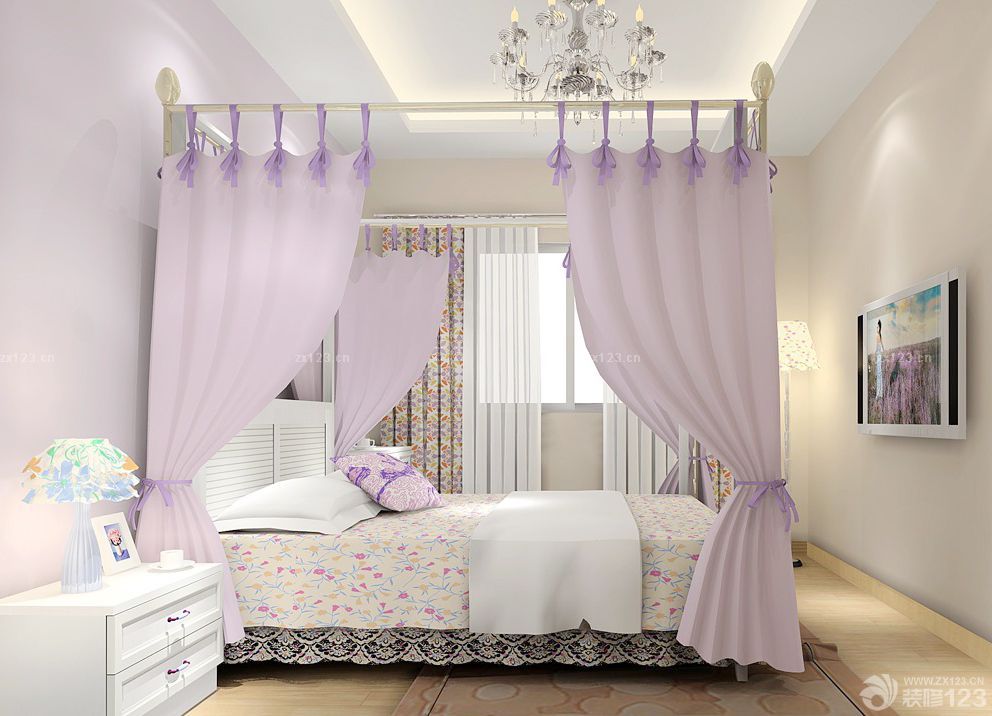 小别墅女生卧室装修效果图大全2025图片