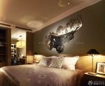 酒店公寓房间床头背景墙装修效果图2023图片