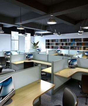 高层写字楼办公隔断设计效果图2025图片