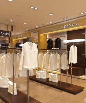 小服装店格栅灯装修图片大全2025 