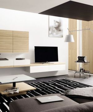 2023现代家装客厅电视背景墙设计效果图