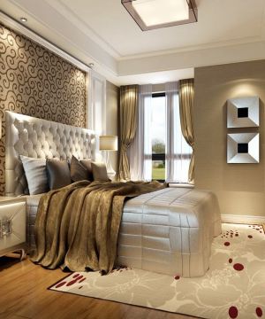 2023年最新家庭室内房子卧室地毯装修效果图大全
