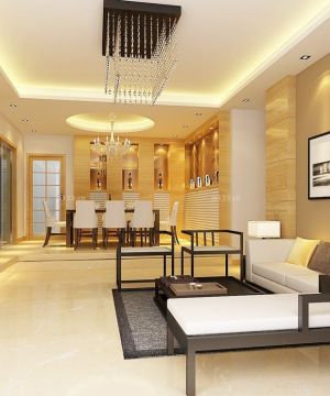 2023年最新家庭室内房子客厅组合沙发装修效果图大全