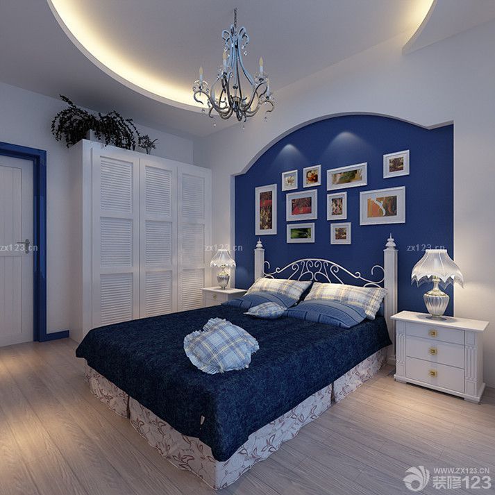 2025最新主卧室床头背景墙装修效果图