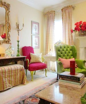 传统欧式风格三室两厅装修效果图大全2025图片