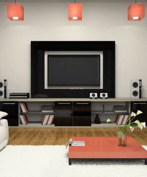 家装实用小户型电视背景墙装修效果图大全2023图片