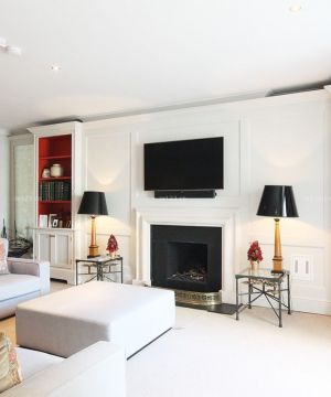 经典欧式电视背景墙设计装修效果图大全2025图片