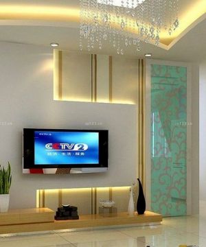 简约家居电视背景墙装修设计效果图大全2025图片