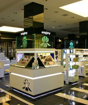 某高档化妆品店装修设计图2025图片 
