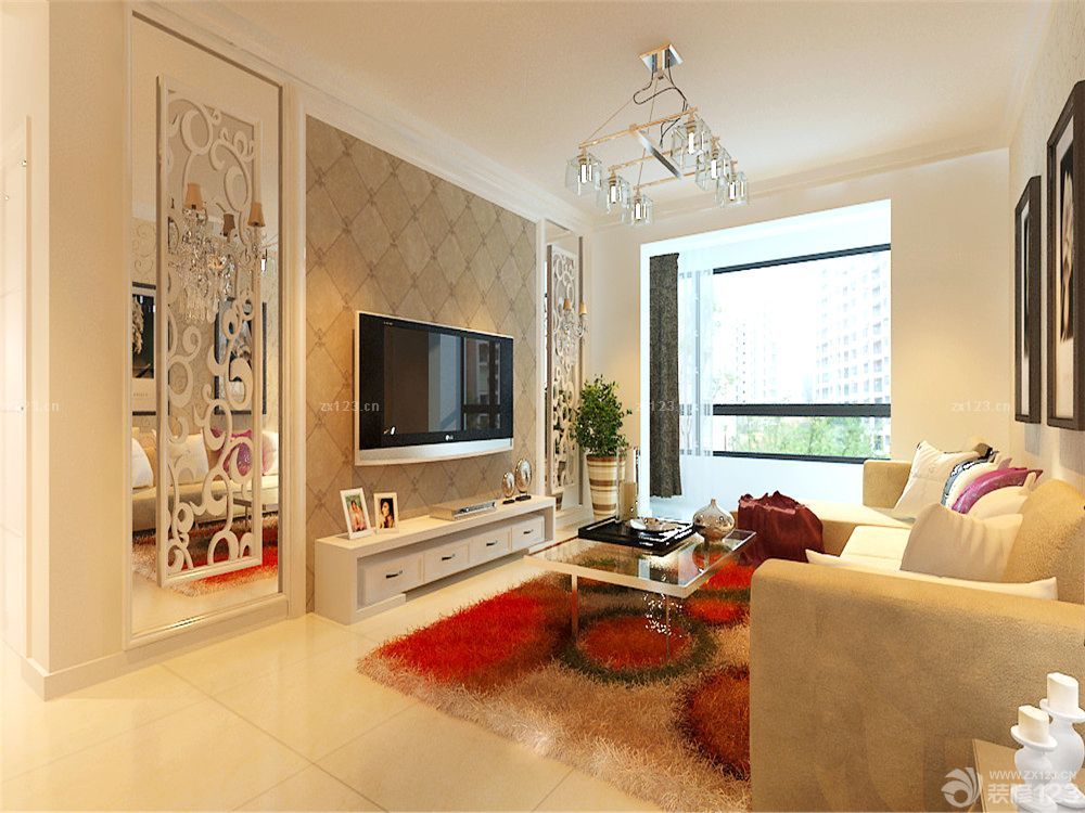 2025最新现代风格家装客厅设计效果图片