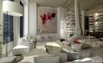 2025小型酒店大厅餐厅背景墙效果图