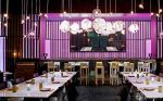 2025小型酒店餐厅吧台设计效果图