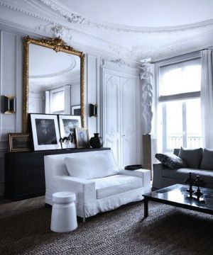 古典欧式风格客厅装修效果图大全图片2023 