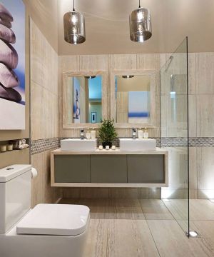 家庭卫生间淋浴房装修效果图大全2023图片