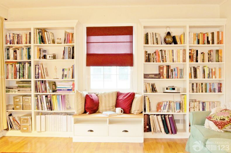 飘窗创意书架设计装修效果图欣赏2025图片大全