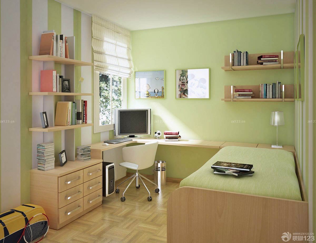 小户型阳台改儿童卧室装修效果图大全2025图片