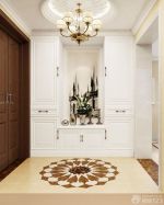 2025欧式玄关顶部吊灯装修效果图片