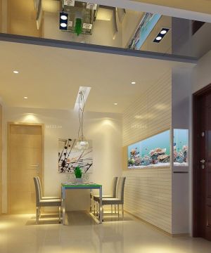 小户型家居鱼缸玄关装修效果图大全2025图片