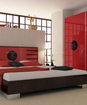 中式家庭卧室装修效果图大全2023图片